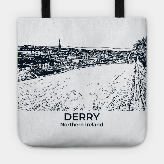 Derry – Northern Ireland Tote by Lakeric
