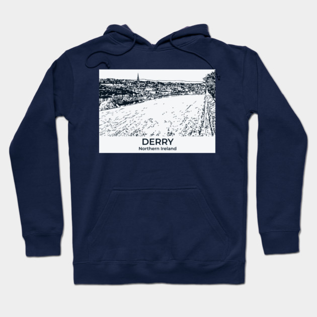 Derry – Northern Ireland Hoodie by Lakeric