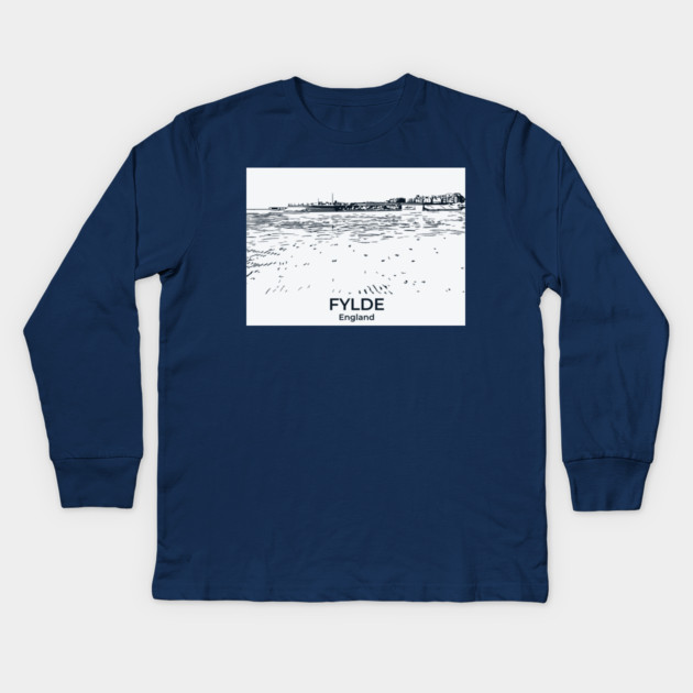 Fylde – England Kids Long Sleeve T-Shirt by Lakeric