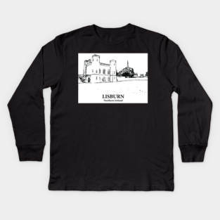 Lisburn – Northern Ireland Kids Long Sleeve T-Shirt