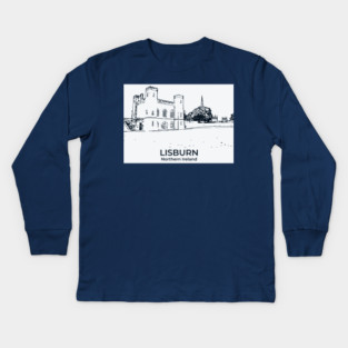 Lisburn – Northern Ireland Kids Long Sleeve T-Shirt