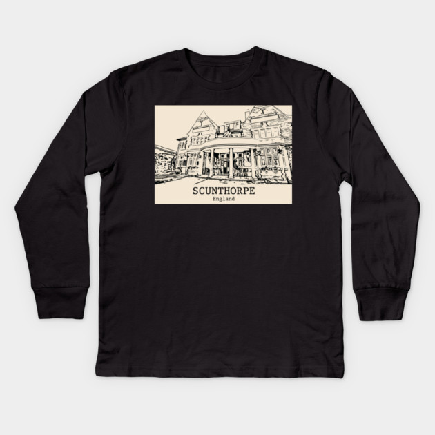 Scunthorpe – England Kids Long Sleeve T-Shirt by Lakeric