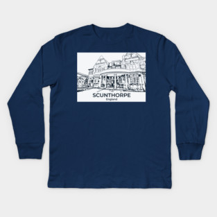 Scunthorpe – England Kids Long Sleeve T-Shirt