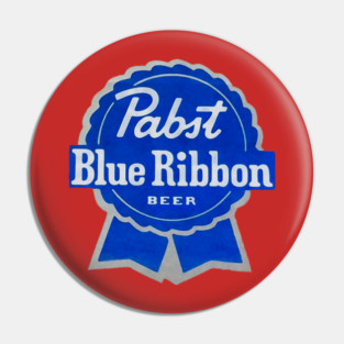 Pabst Blue Ribbon Beer Logo PBR Pin