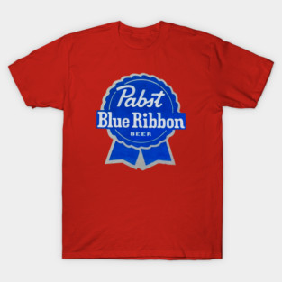 Pabst Blue Ribbon Beer Logo PBR T-Shirt