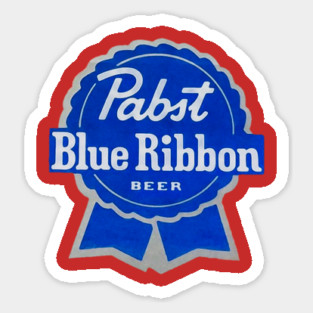 Pabst Blue Ribbon Beer Logo PBR Sticker