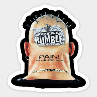 Stone Cold Steve Austin - Royal Rumble - Wrestling Sticker