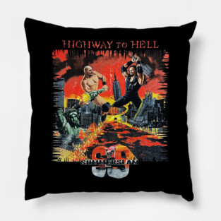 Stone Cold Steve Austin - Undertaker - Highway to Hell - Summer Slam Pillow