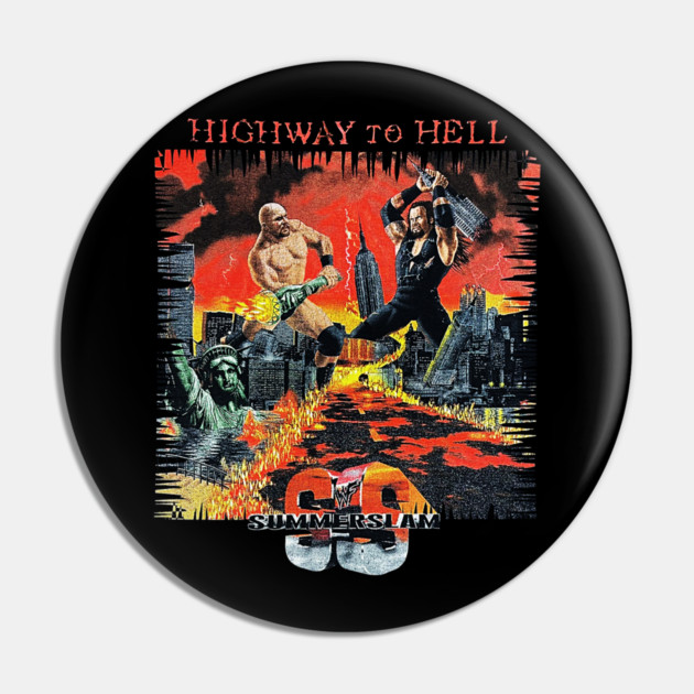 Stone Cold Steve Austin - Undertaker - Highway to Hell - Summer Slam Pin by nicklower