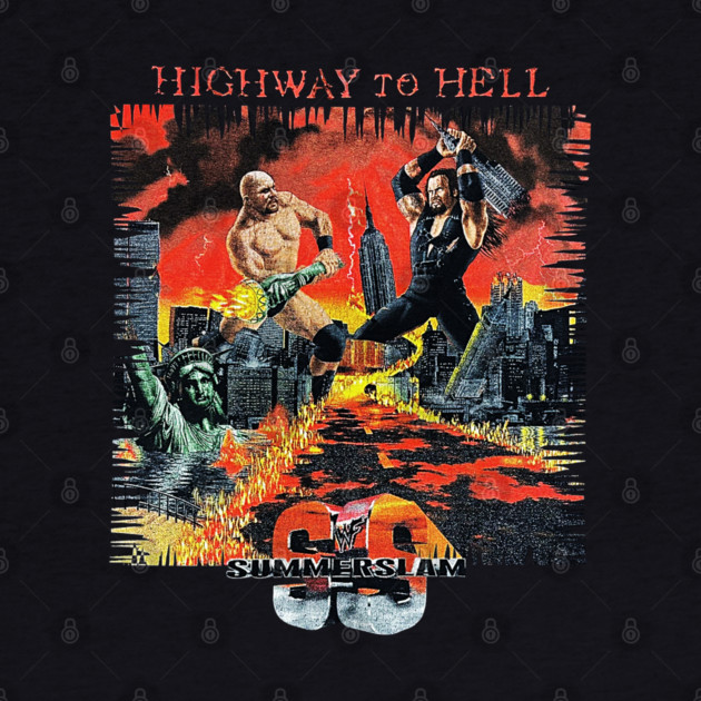 Stone Cold Steve Austin - Undertaker - Highway to Hell - Summer Slam by nicklower