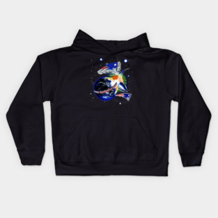 New England Patriots - Outer Space Football Kids Hoodie