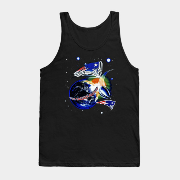 New England Patriots - Outer Space Football Tank Top by nicklower