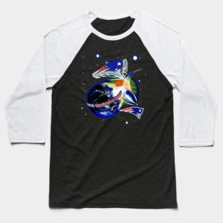 New England Patriots - Outer Space Football Baseball T-Shirt