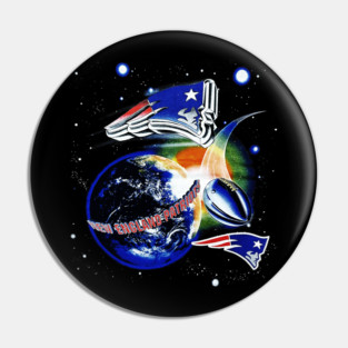 New England Patriots - Outer Space Football Pin