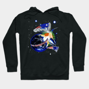 New England Patriots - Outer Space Football Hoodie