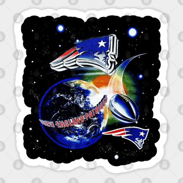 New England Patriots - Outer Space Football Sticker by nicklower