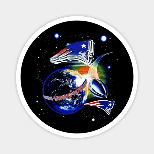 New England Patriots - Outer Space Football Magnet by nicklower