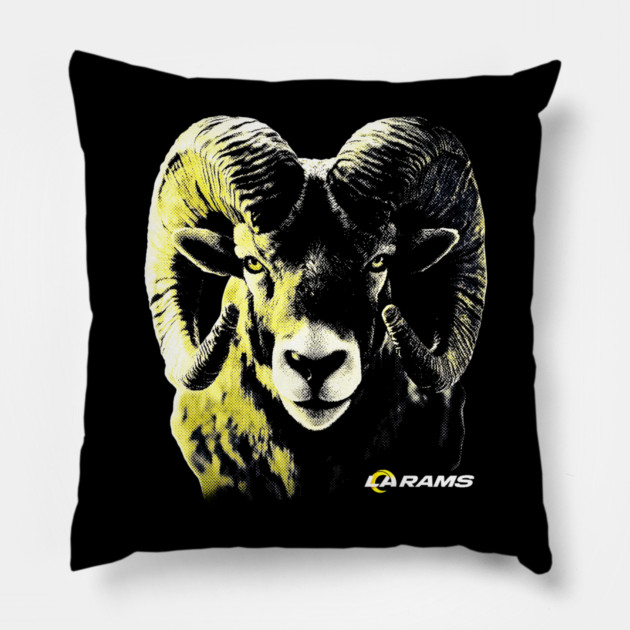 Los Angeles Rams - Football Pillow by nicklower