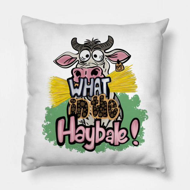 What in the Haybale! Pillow by Stephanie 's Store 5