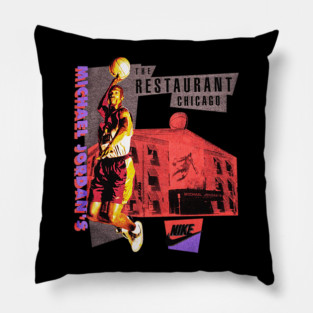 90s Jordan Basketball Restaurant Classic Pillow
