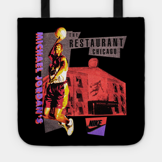 90s Jordan Basketball Restaurant Classic Tote by nicklower