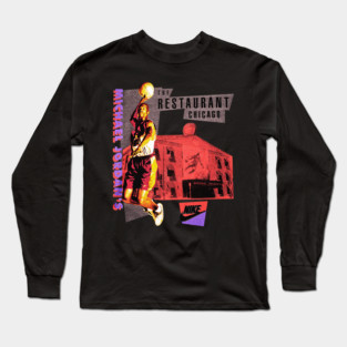90s Jordan Basketball Restaurant Classic Long Sleeve T-Shirt
