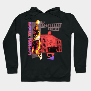 90s Jordan Basketball Restaurant Classic Hoodie
