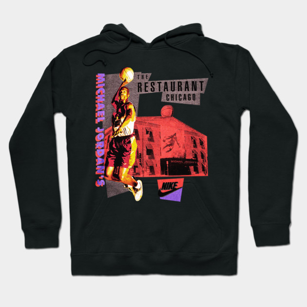 90s Jordan Basketball Restaurant Classic Hoodie by nicklower