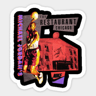 90s Jordan Basketball Restaurant Classic Magnet