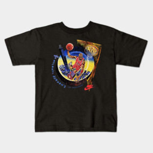 90s Jordan Basketball Restaurant Classic Dunk Kids T-Shirt