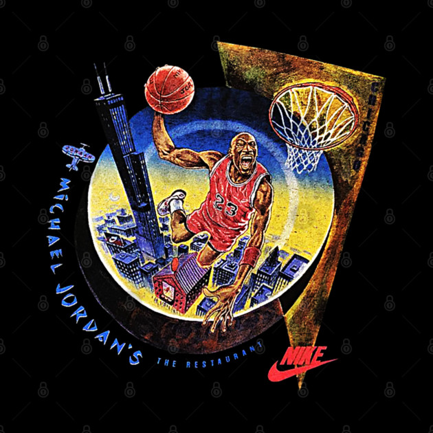90s Jordan Basketball Restaurant Classic Dunk by nicklower
