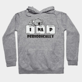 I Nap Periodically Science Chill Nerdy Pun Hoodie