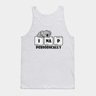 I Nap Periodically Science Chill Nerdy Pun Tank Top