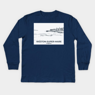 Weston-super-Mare – England Kids Long Sleeve T-Shirt