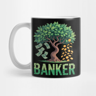Money Tree Banker Wealth Growth Financial Success Mug