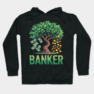 Money Tree Banker Wealth Growth Financial Success Hoodie