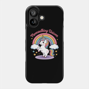Moonwalking Unicorn Rainbow Dance Magic Phone Case