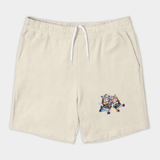 Bluey New England Football Retro Fan Shorts