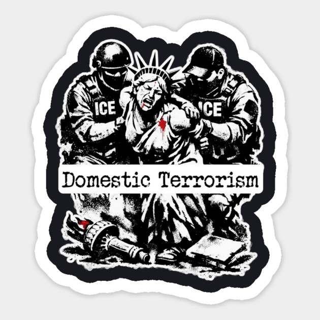 ICE = Domestic Terrorism Magnet by Charles's Store 8