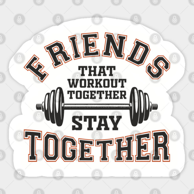 Friends That Workout Together Team Hustle Sticker by Anticorporati