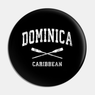 Dominica Nautical Paddles Sports Oars Pin