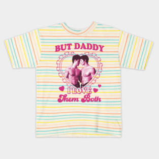 Heated Rivalry But Daddy I Love Them Both Shane & Ilya Kids T-Shirt