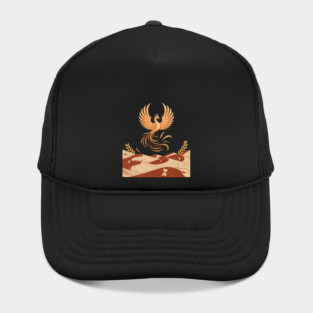 Origami Phoenix Spiral Hourglass Desert Hat