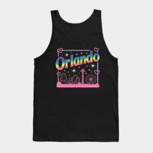 Orlando Florida Rainbow Amusement Park Tank Top
