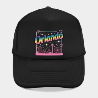 Orlando Florida Rainbow Amusement Park Hat