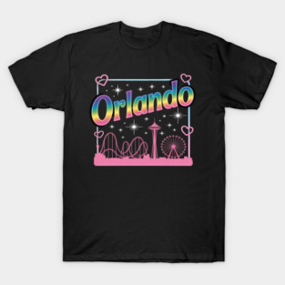 Orlando Florida Rainbow Amusement Park T-Shirt