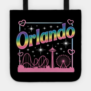 Orlando Florida Rainbow Amusement Park Tote