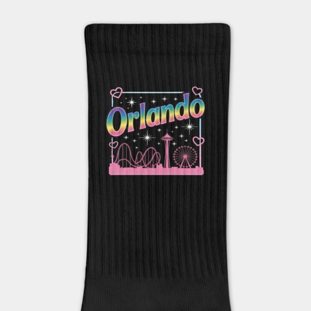 Orlando Florida Rainbow Amusement Park by Ink Lines