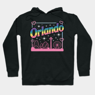 Orlando Florida Rainbow Amusement Park Hoodie