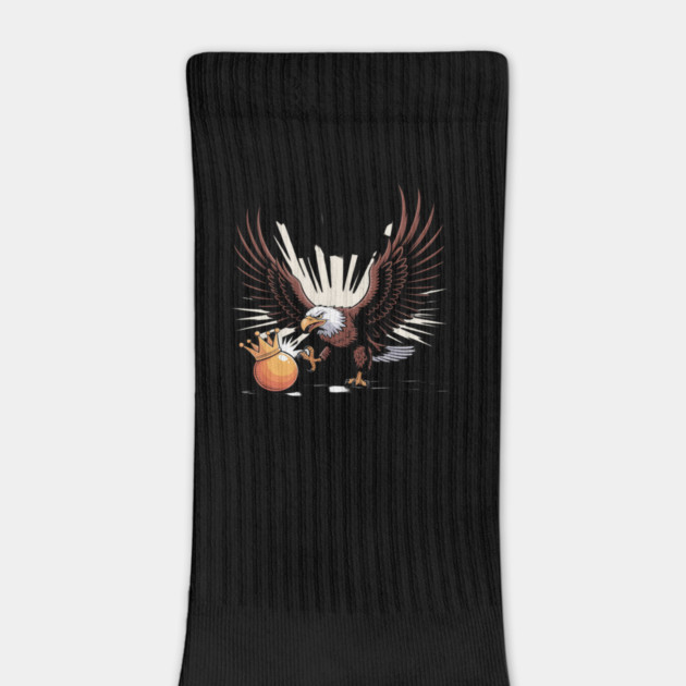 Orange Kicking No Kings In America Eagle by Ink Lines